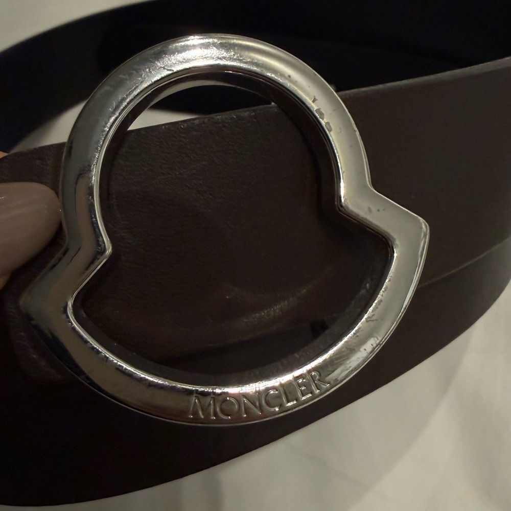Moncler Black Leather Accessory